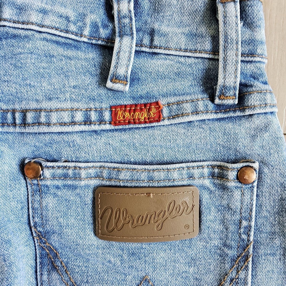 Wrangler Jeans Womens 3 Blue 1014MWZ Straight High Rise Light Wash Rodeo Y2K 34"